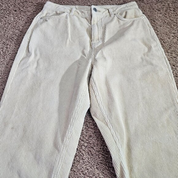 BDG Urban Outfitters Courduroy Pants Womens 29 Cream High Rise Mom Cotton Bottom - Picture 3 of 9